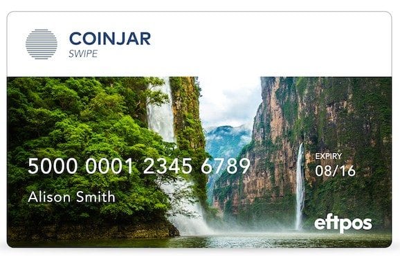 CoinJar Swipe card